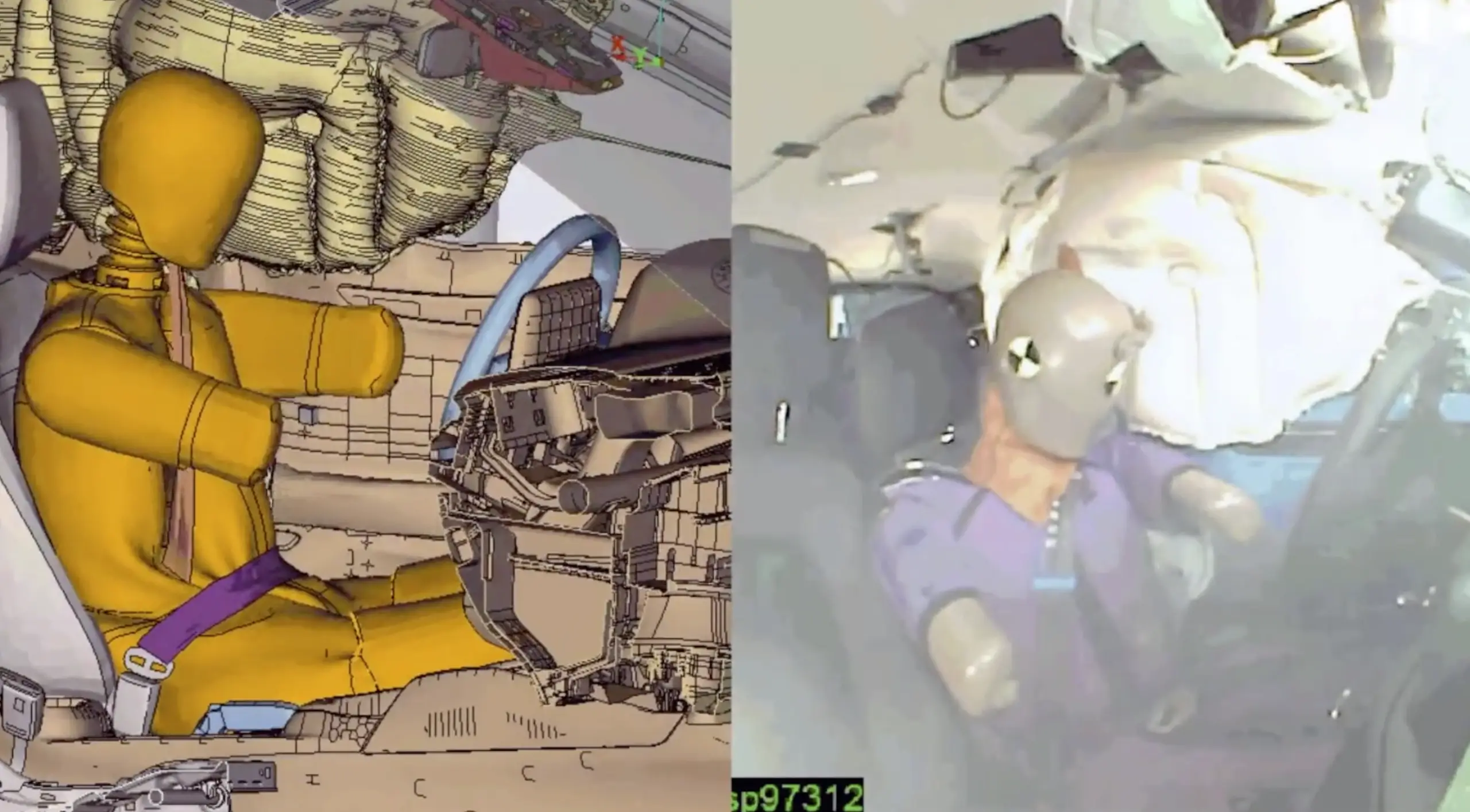 SmartCAE - Altair Hypermesh - Simulazione airbag con tecnologia FVM