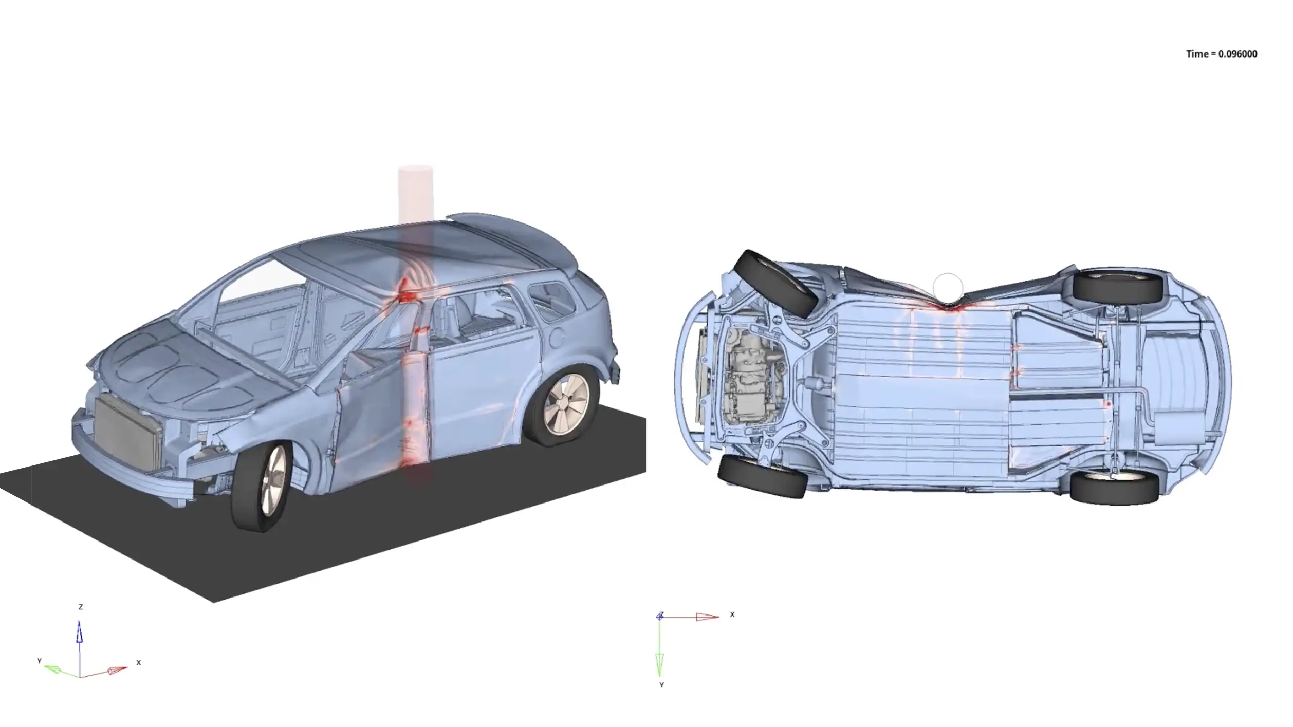 SmartCAE - Altair Hypermesh - Crash e sicurezza passiva